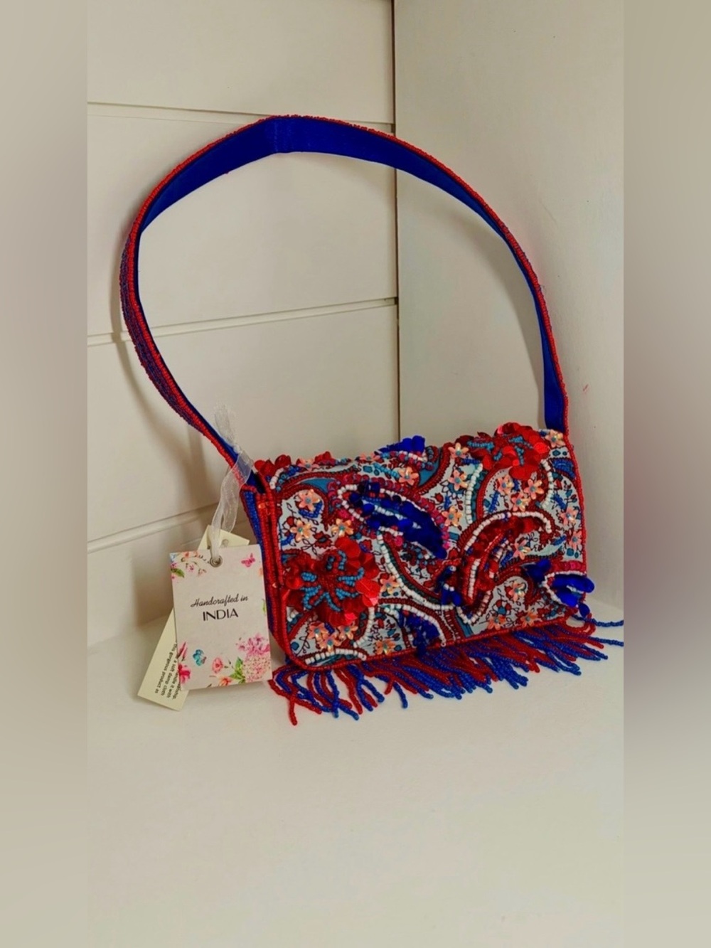 JULY 4TH - SET x2 - VIRAL BEADED BAGS MATCHING - RED, WHITE, AND BLUE 2026 - Picture 6 of 6